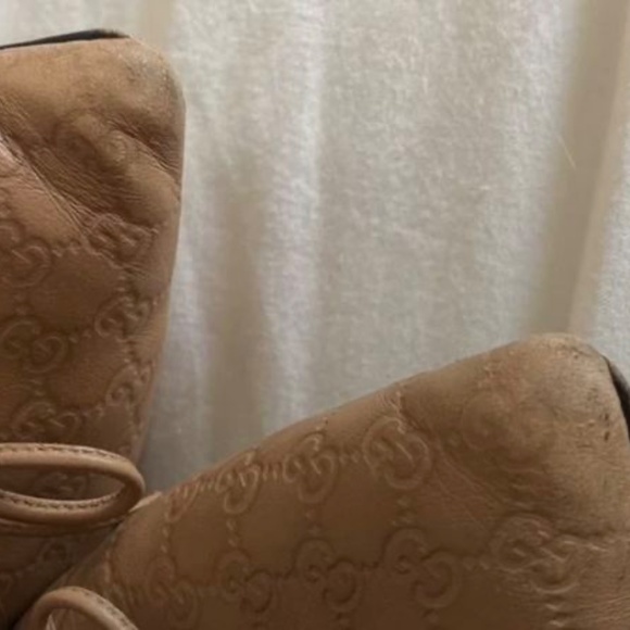 GUC- Gucci Ballerina Flats in Nude- Size 40 - Picture 4 of 7